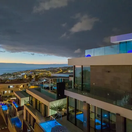 فيلة F With Private, Heated Pool And Amazing Ocean View The View Tenerife *